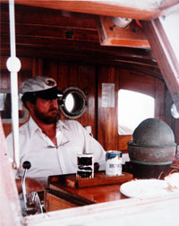 Commanding a yacht with guests from Egypt.